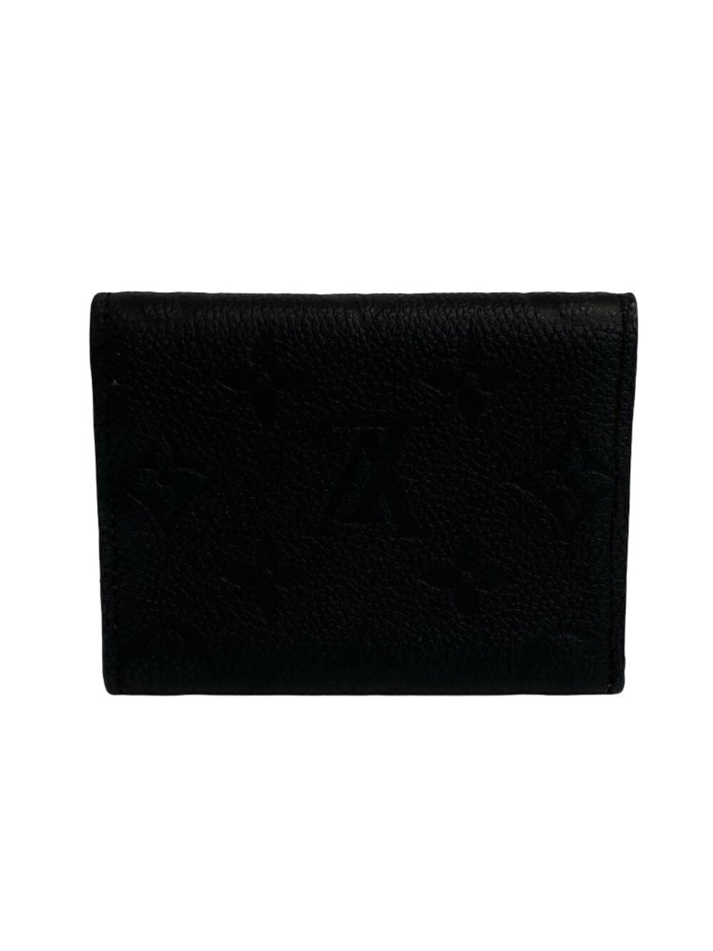 Louis Vuitton Monogram Empreinte Envelope Business Card Holder Case Black Noir
